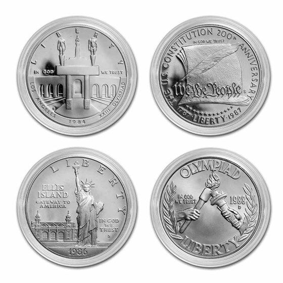 Silver Modern Commemorative $1 BU/PF - Image 2